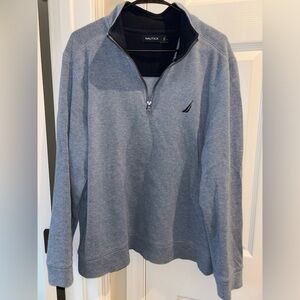 Light Blue Nautica Quarter Zip Pullover